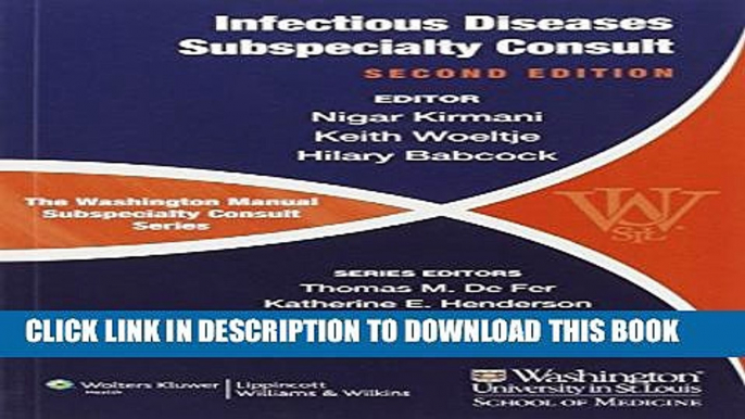 Collection Book The Washington Manual of Infectious Disease Subspecialty Consult (The Washington