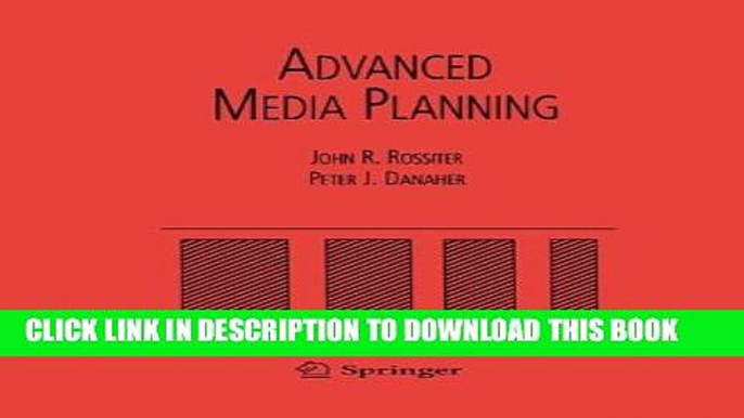 New Book Advanced Media Planning