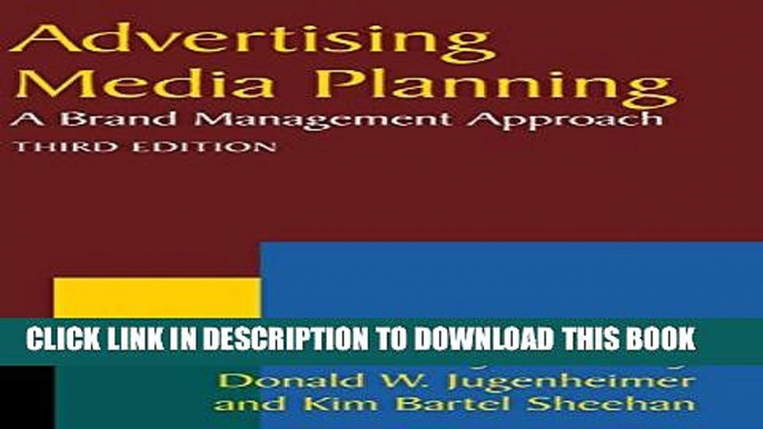 New Book Advertising Media Planning: A Brand Management Approach