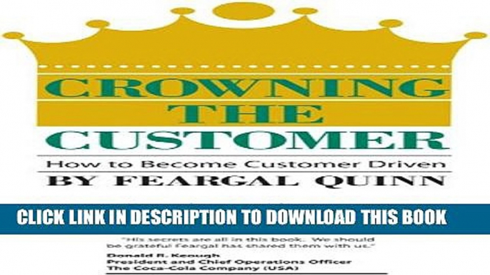 New Book Crowning the Customer