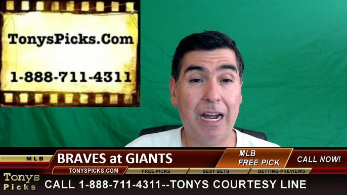 San Francisco Giants vs. Atlanta Braves Free Pick Prediction MLB Baseball Odds Series Preview