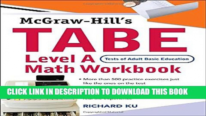 Collection Book TABE (Test of Adult Basic Education) Level A Math Workbook: The First Step to