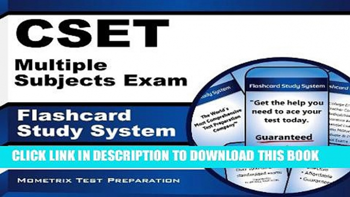 Collection Book CSET Multiple Subjects Exam Flashcard Study System: CSET Test Practice Questions