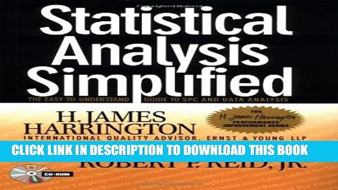 [PDF] Statistical Analysis Simplified: The Easy-to-Understand Guide to SPC and Data Analysis