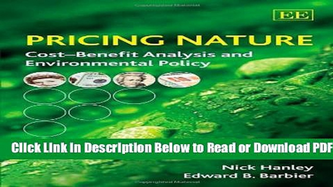 [Get] Pricing Nature: Cost-Benefit Analysis and Environmental Policy Popular New