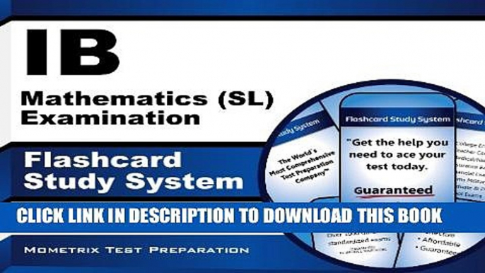 Collection Book IB Mathematics (SL) Examination Flashcard Study System: IB Test Practice