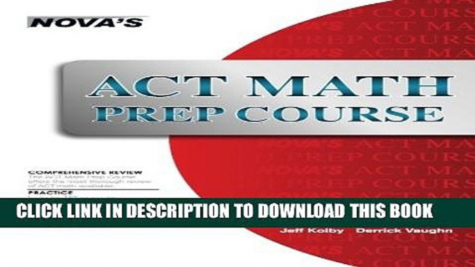 New Book ACT Math Prep Course