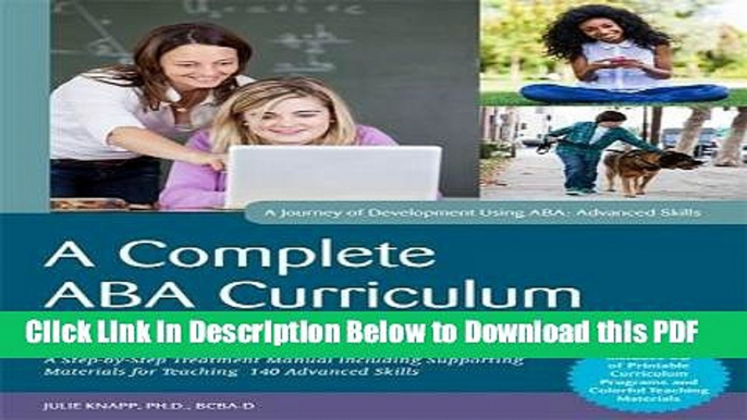 [Read] A Complete ABA Curriculum for Individuals on the Autism Spectrum with a Developmental Age