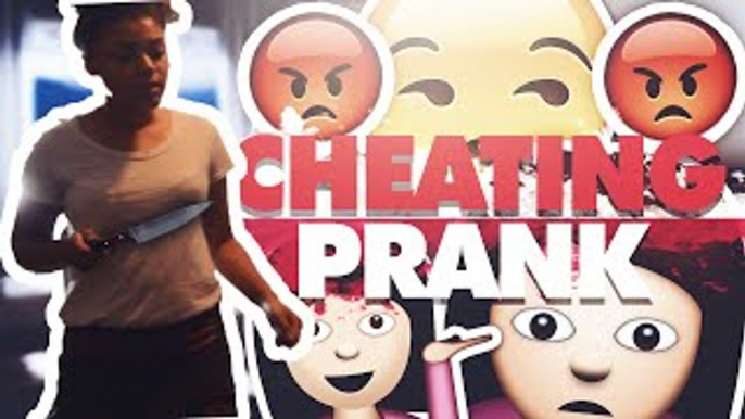 BOYFRIEND CAUGHT CHEATING PRANK GONE WRONG!!! GIRLFRIEND PULLS OUT KNIFE AND SMASHES PS4! GOES CRAZ