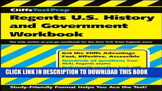 New Book CliffsTestPrep Regents U.S. History and Government Workbook