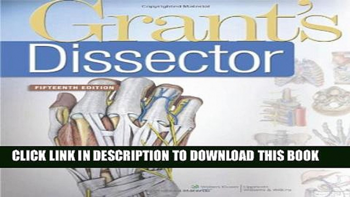 Collection Book Grant s Dissector (Tank, Grant s Dissector) 15th edition