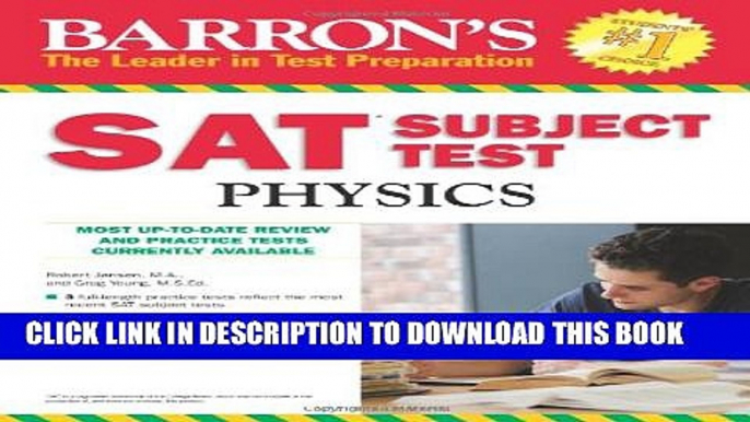 New Book Barron s SAT Subject Test Physics