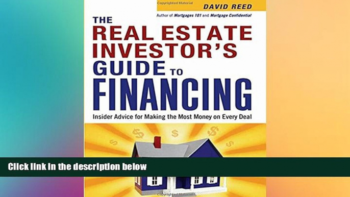 READ book  The Real Estate Investor s Guide to Financing: Insider Advice for Making the Most