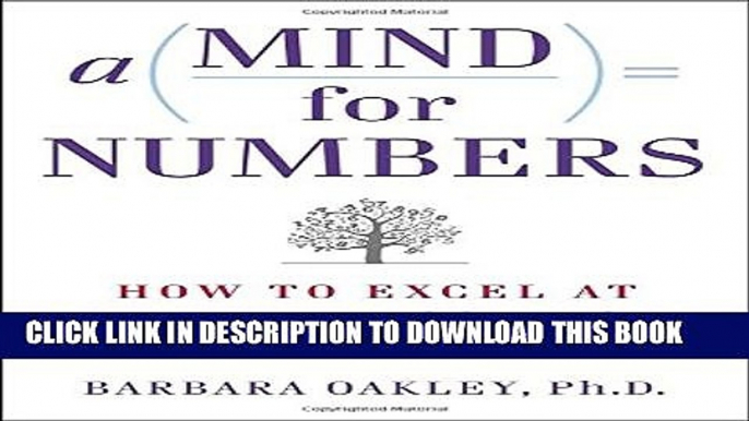 Collection Book A Mind for Numbers: How to Excel at Math and Science (Even If You Flunked Algebra)