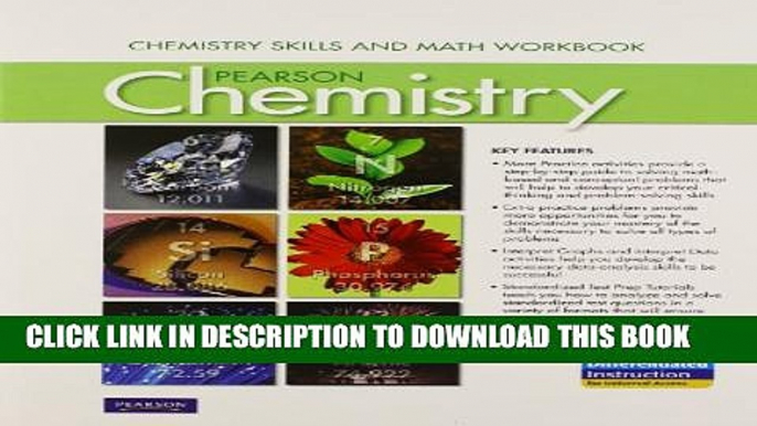 New Book CHEMISTRY 2012 STUDENT EDITION CHEMISTRY SKILLS AND MATH WORKBOOK GRADE 11