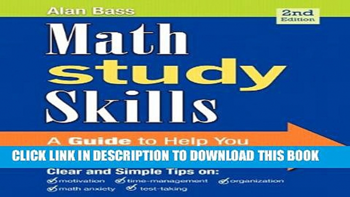 New Book Math Study Skills (2nd Edition) (Study Skills in Developmental Math)