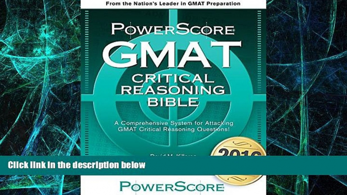 Must Have PDF  The PowerScore GMAT Critical Reasoning Bible  Free Full Read Most Wanted