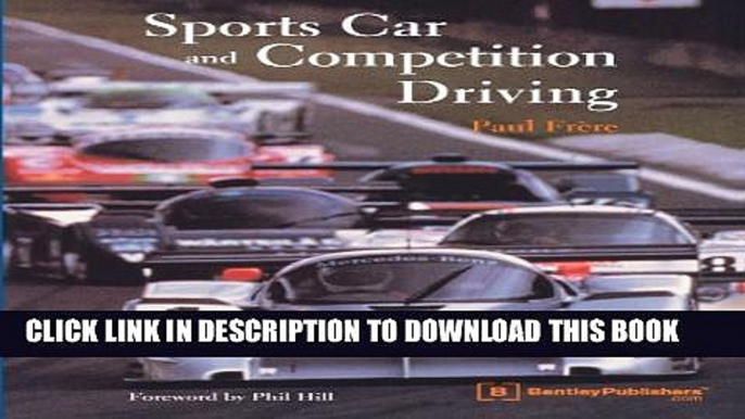 New Book Sports Car and Competition Driving