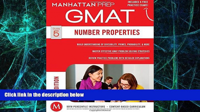 Big Deals  GMAT Number Properties (Manhattan Prep GMAT Strategy Guides)  Free Full Read Most Wanted