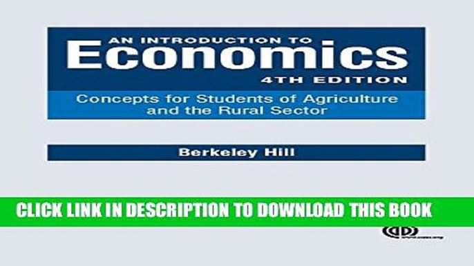 [PDF] An Introduction to Economics: Concepts for Students of Agriculture and the Rural Sector