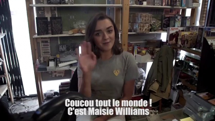 Arya Stark fait une surprise à ses fans - Game Of Thrones - Maisie Williams