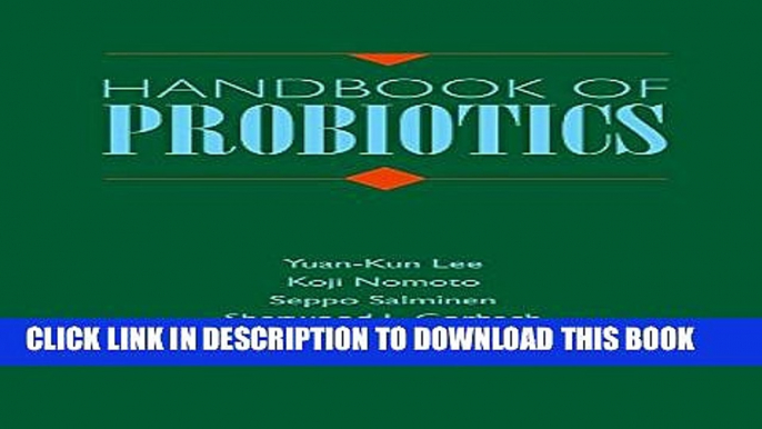 New Book Handbook of Probiotics