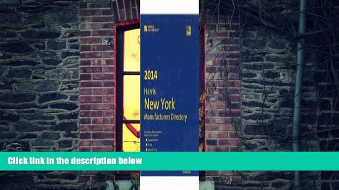 Big Deals  Harris New York Manufacturers Directory 2014  Best Seller Books Best Seller