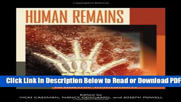 [PDF] Human Remains: Guide for Museums and Academic Institutions Popular Online