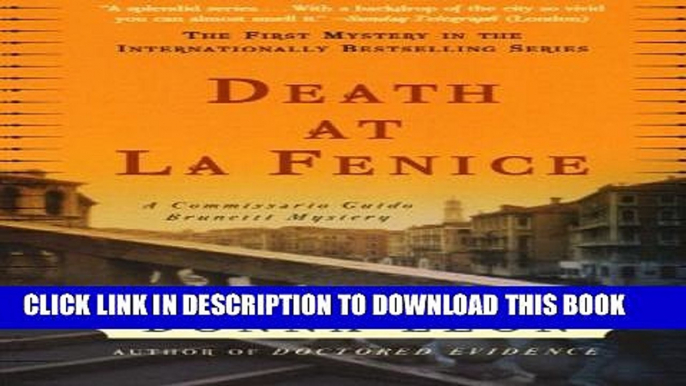 [PDF] Death at La Fenice: A Commissario Guido Brunetti Mystery Full Online