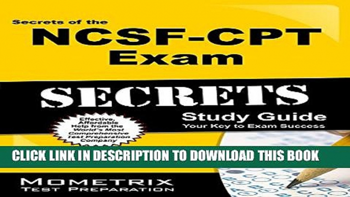 New Book Secrets of the NCSF-CPT Exam Study Guide: NCSF Test Review for the National Council on