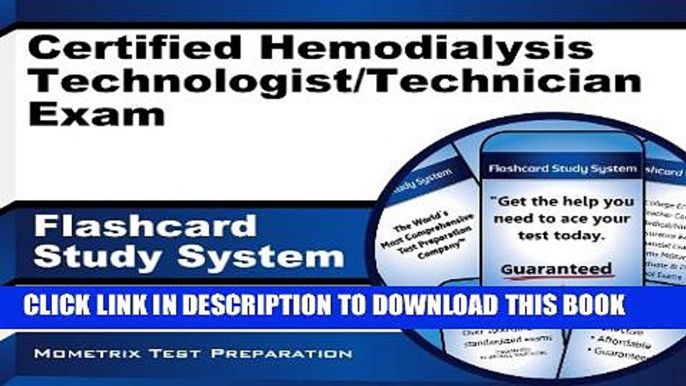 Collection Book Certified Hemodialysis Technologist/Technician Exam Flashcard Study System: CHT