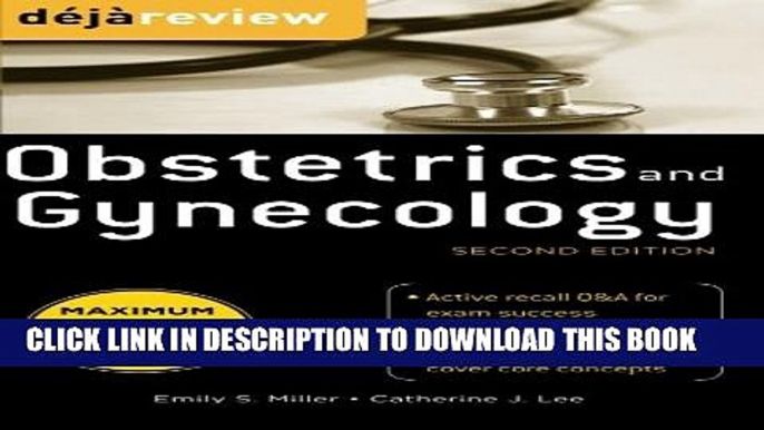 New Book Deja Review Obstetrics   Gynecology, 2nd Edition