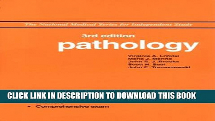 Collection Book NMS Pathology (National Medical Series for Independent Study)