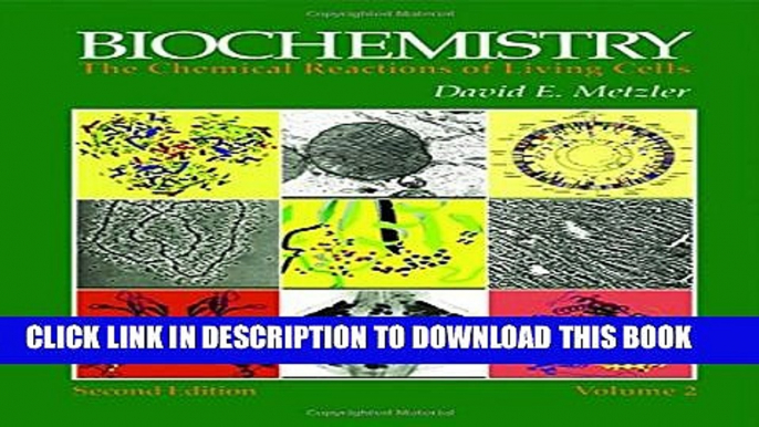 Collection Book Biochemistry, Second Edition: The Chemical Reactions of Living Cells