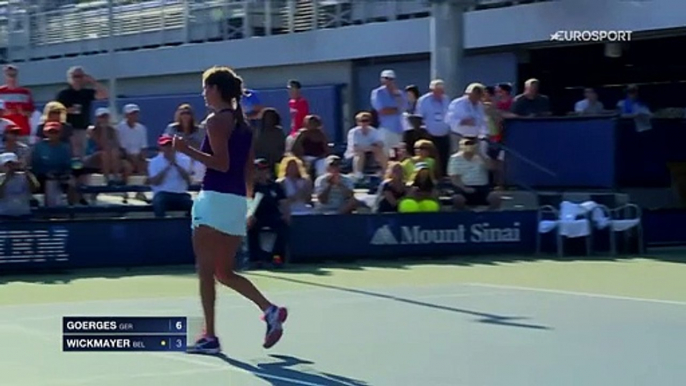 ABD Açık: Julia Goerges - Yanina Wickmayer (Özet)