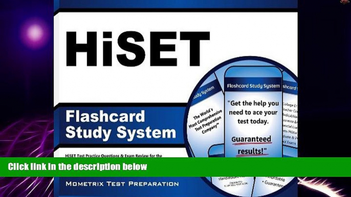 Big Deals  HiSET Flashcard Study System: HiSET Test Practice Questions   Exam Review for the High