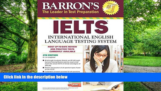 Big Deals  Barron s IELTS with MP3 CD, 4th Edition  Best Seller Books Most Wanted