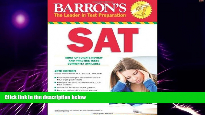 Big Deals  Barron s SAT, 26th Edition  Best Seller Books Most Wanted