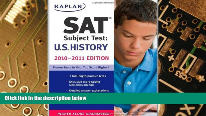 Big Deals  Kaplan SAT Subject Test U.S. History 2010-2011 Edition (Kaplan SAT Subject Tests: U.S.