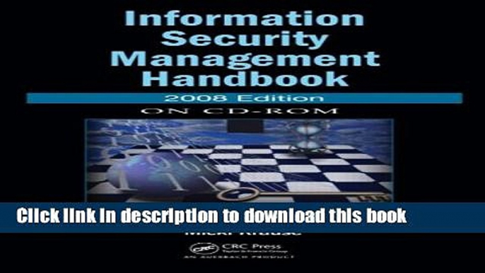 Read Information Security Management Handbook, 2008 CD-ROM Edition  Ebook Free