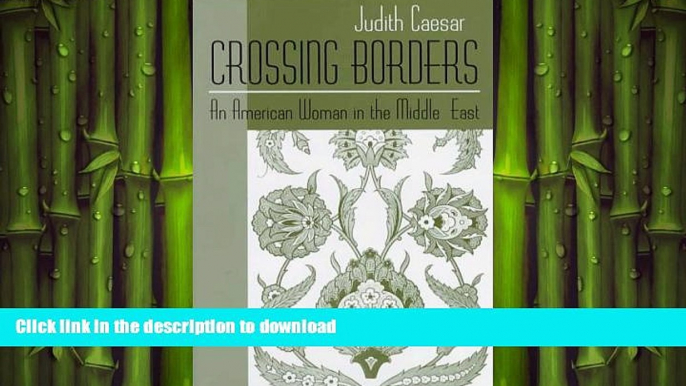 READ THE NEW BOOK Crossing Borders: An American Woman in the Middle East (Contemporary Issues in