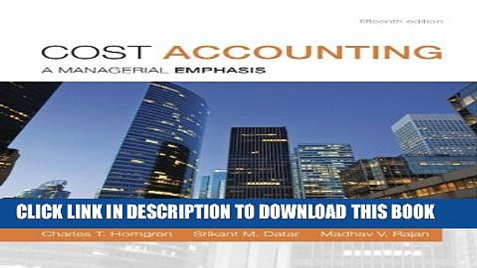 [PDF] Cost Accounting Plus NEW MyAccountingLab with Pearson eText -- Access Card Package (15th