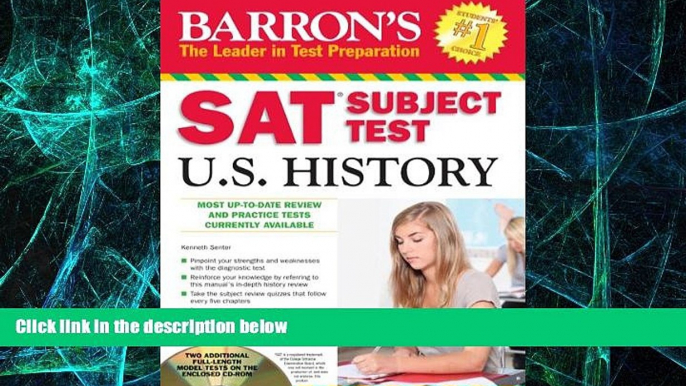 Big Deals  Barron s SAT Subject Test in U.S. History with CD-ROM (Barron s SAT Subject Test U.S.