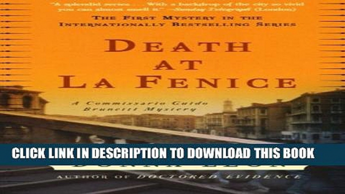 [PDF] Death at La Fenice: A Commissario Guido Brunetti Mystery Full Online