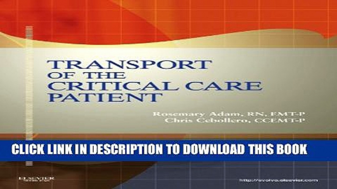 [PDF] Transport of The critical Care Patient Popular Colection