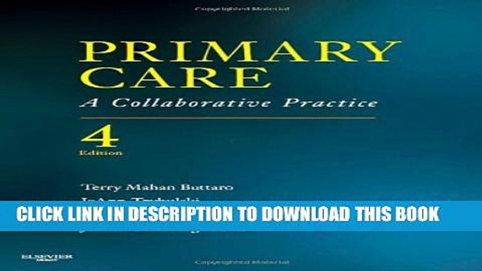 New Book Primary Care: A Collaborative Practice