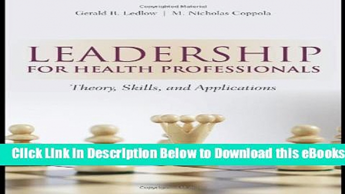 [Reads] Leadership For Health Professionals Online Books