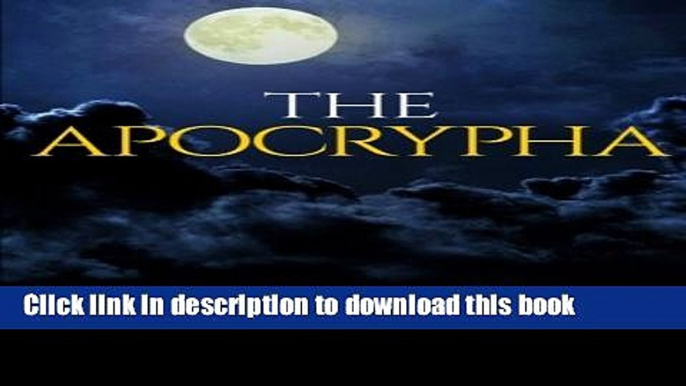 [Popular Books] The Apocrypha Free Online