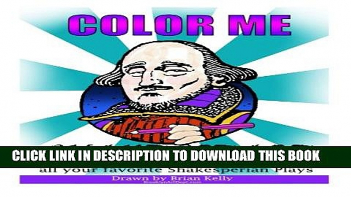 [PDF] Color Me Shakespeare: Coloring book for all ages featuring the plays of William Shakespeare