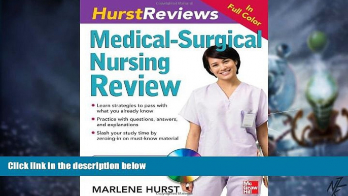 Big Deals  Hurst Reviews Medical-Surgical Nursing Review  Free Full Read Best Seller